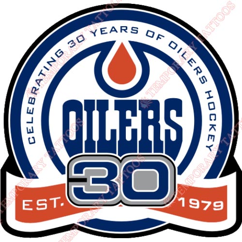Edmonton Oilers Customize Temporary Tattoos Stickers NO.153